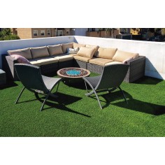 RELVA ARTIFICIAL CARIBE 40mm (100% RECICLABLE)