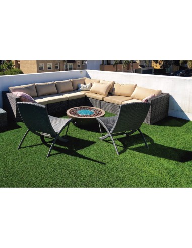 GAZON ARTIFICIEL CARIBE 40mm (100% RECICLABLE)