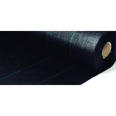 MALLA ANTIHIERBAS 130 gr./m2 2X10 M.  VERDE