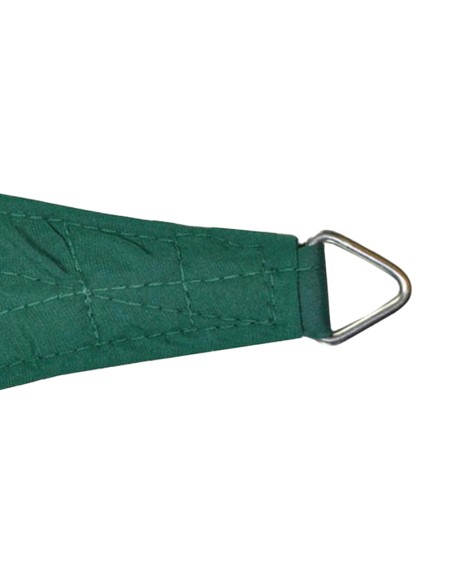 KIT SOMBREO  3,6 X3,6 VERDE Poliéster 160 gr./m2