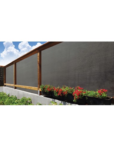 MALLA OCULTACION 120 gr./m2.  90%  1 X 10 M GRIS