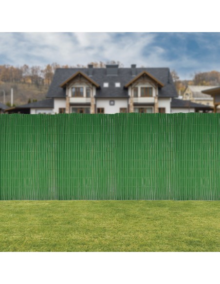 CANIÇO EM PVC DE MEIA CANA VERDE
