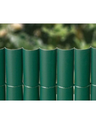 PVC HALF-CANED FENCE GREEN