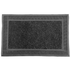 FELPUDO DE GOMA MOQUETA - MEDIA LUNA 40x70 cm