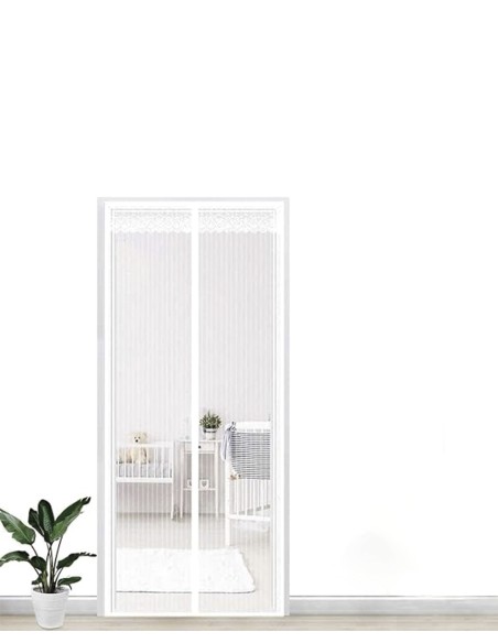 Mosquiteiro de Porta Magnético