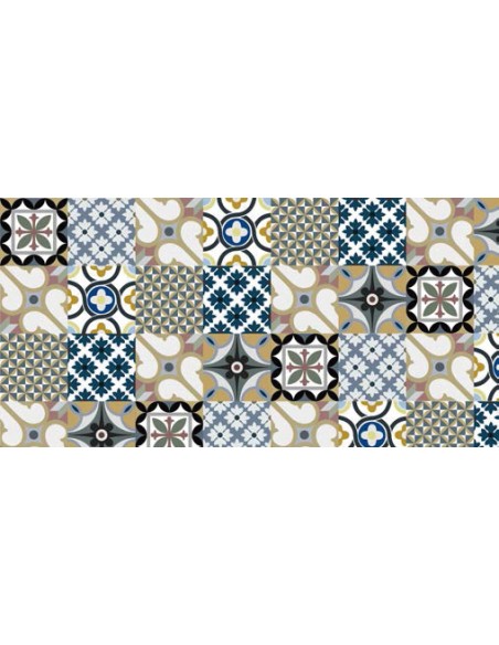 FELPUDO DE VINILO MOSAICO 40 X 75 CM