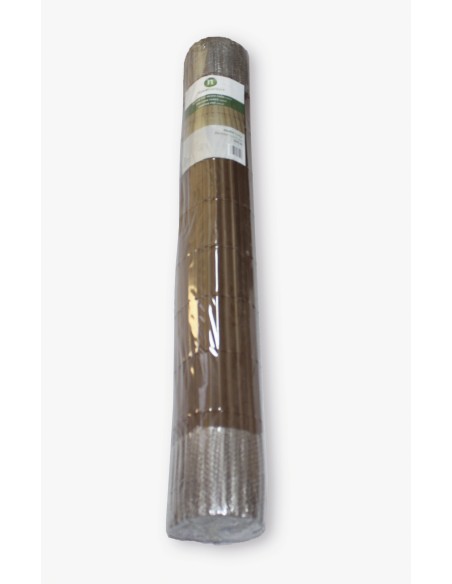 PVC ROSEAU DEMI CANNE MARRON