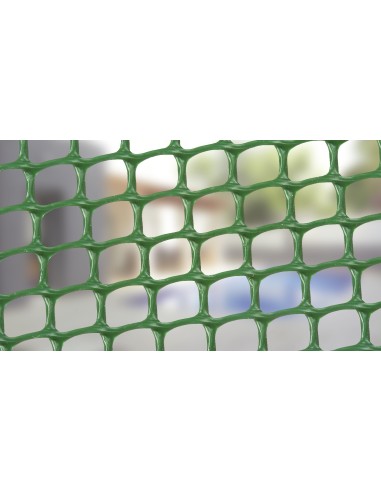 MAILLE EN PLASTIQUE CARRÉE VERT
