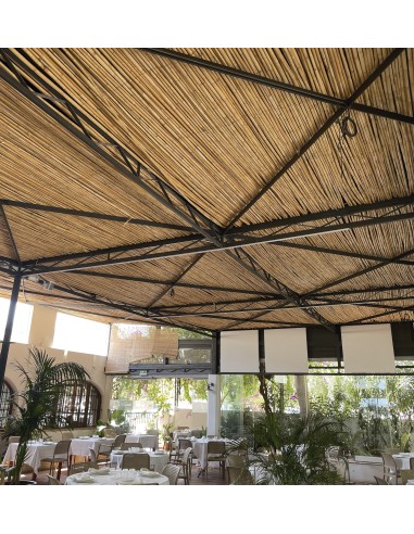 NATURAL WHOLE CANED FENCE
