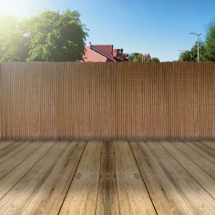 CAÑIZO PVC DOBLE CARA  12mm. 2X5 m. MARRON
