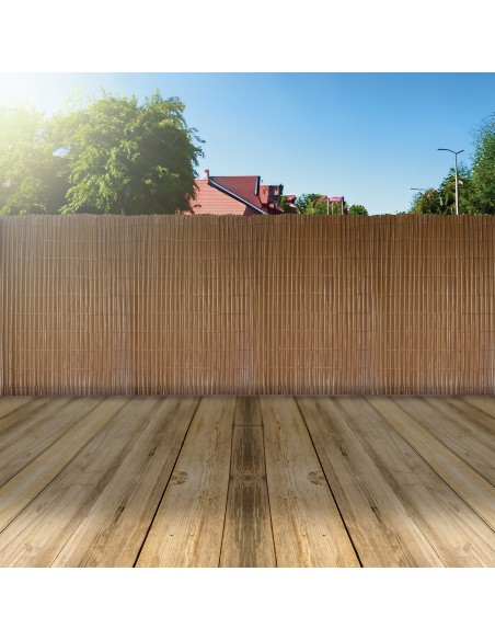 PVC WHOLE FENCE 12mm BROWN