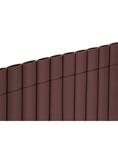 CAÑIZO PVC DOBLE CARA  12mm. 2X5 m. MARRON