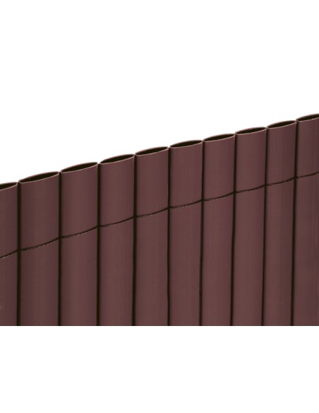 CAÑIZO PVC DOBLE CARA  12mm. 2X5 m. MARRON