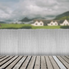 CAÑIZO PVC DOBLE CARA 12mm. 1X5 m. BLANCO