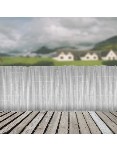CAÑIZO PVC DOBLE CARA 12mm. 1X5 m. BLANCO