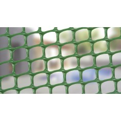 GREEN SQUARED PLASTIC MESH