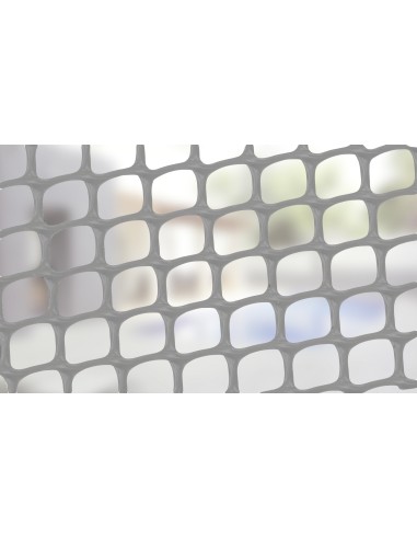 GREY SQUARED PLASTIC MESH