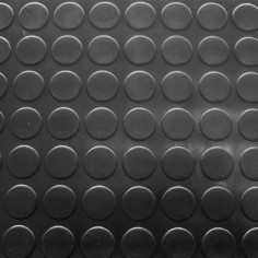 PAVIMENTO CIRCULOSNEGRO  Caucho de 3 mm 1,2x10 m 	 2